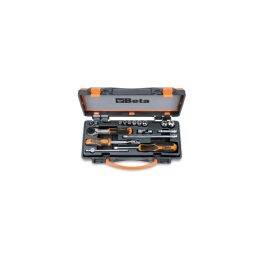 Beta 900AS/C10 Assortimento di 10 chiavi a bussola e 7 accessori (art. 900AS, 900/20, 900/21, 900/25, 900BG/30, 900/35A, 900/42,