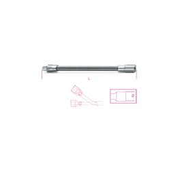 Beta 900FL 150 Prolunga a mano flessibile con attacchi quadri maschio e femmina 1/4" cromata 009000828