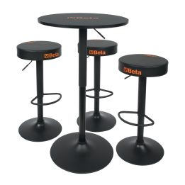 Beta 9566K Set arredo composto da tavolo e tre sgabelli regolabili in altezza 095660500
