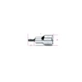 Beta 920RTX 27 Chiavi a bussola a mano maschio per viti con impronta Tamper Resistant Torx®, con attacco quadro femmina 1/2" cro
