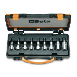 Beta 920TX/C9 Serie di 9 chiavi a bussola maschio per viti con impronta Torx® (art. 920TX) in cassetta 009200546