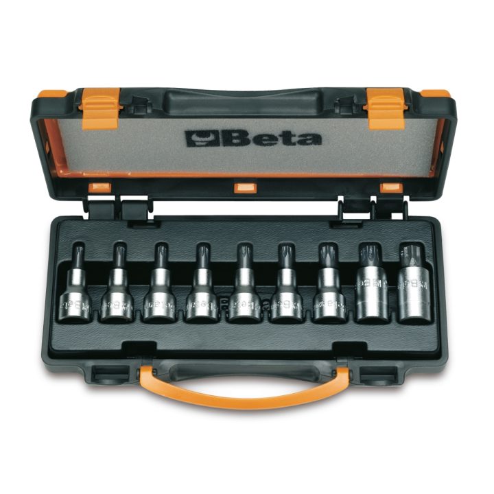 Beta 920TX/C9 Serie di 9 chiavi a bussola maschio per viti con impronta Torx® (art. 920TX) in cassetta 009200546