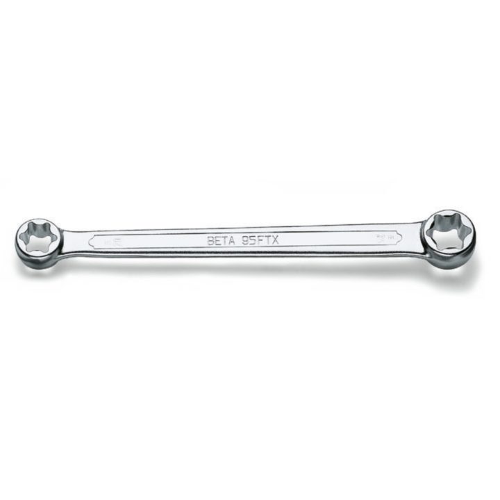 Beta 95FTX 6X8 Chiavi poligonali doppie diritte, per viti con profilo Torx® cromate 000950306