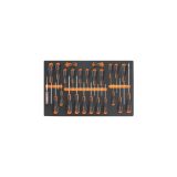 Beta M213K Vassoio morbido in EVA giravite Beta Evox per viti lama piatta, Phillips® e Torx® 024509213