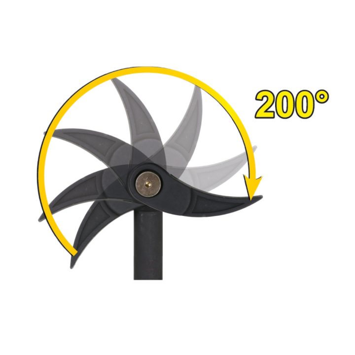 Beta 966/C3 Serie di 3 leve con testa snodata piatta curva 009660103