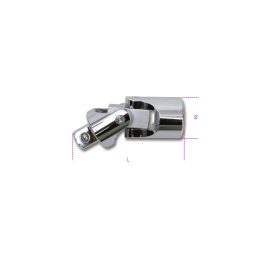 Beta 928/25 Snodo a mano con attacchi quadri maschio e femmina 3/4" cromato 009280830