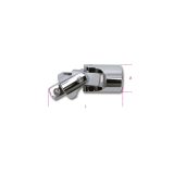 Beta 928/25 Snodo a mano con attacchi quadri maschio e femmina 3/4" cromato 009280830