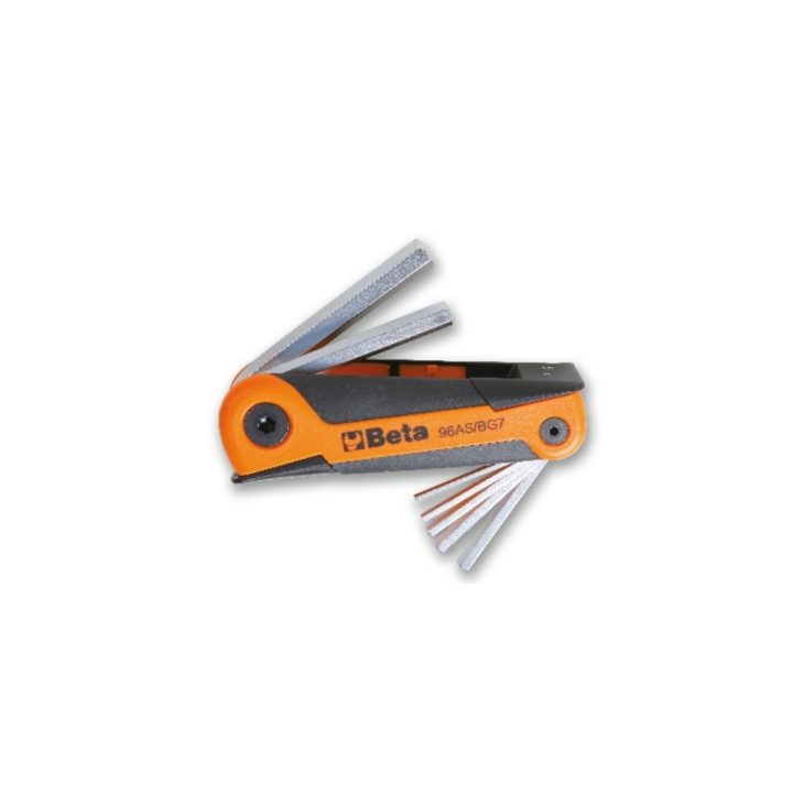 Beta 96AS/BG7 Serie di 7 chiavi maschio esagonale piegate (art. 96AS) 000960747