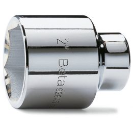 Beta 928AS 2.1/16 Chiavi a bussola a mano con attacco quadro femmina 3/4" bocca esagonale, cromate 009280220