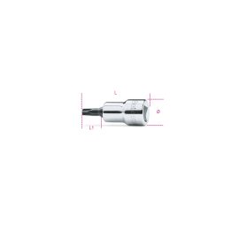 Beta 910TX 27 Chiavi a bussola a mano a giravite maschio per viti con impronta Torx® con attacco quadro femmina 3/8" cromate - i