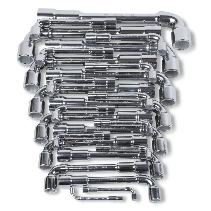 Beta 933/S25 Serie di 25 chiavi a pipa doppie esagonali (art. 933) 009330082