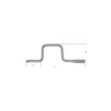 Beta 920/46 Quadro maschio 1/2" con manovella cromato 009200862