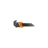 Beta 96BP/SC9 Serie di 9 chiavi maschio esagonale piegate con estremità sferica (art. 96BP) con supporto 000960974