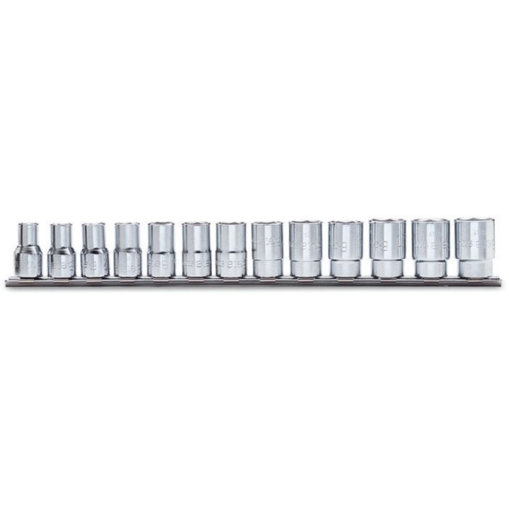 Beta 920A/SB13 Serie di 13 chiavi a bussola a mano bocca esagonale (art. 920A) su supporto 009200040