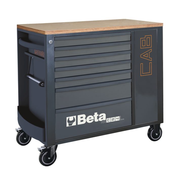 Beta RSC24L-CAB/R Cassettiera porta attrezzi con 7 cassetti e armadietto portaoggetti 024004473