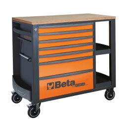 Beta RSC24L/7-R Cassettiera porta attrezzi con 7 cassetti e ripiani laterali 024004373