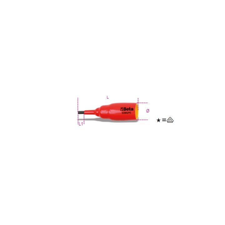 Beta 920MQ-PE 5 Chiavi a bussola maschio esagonale 009200265