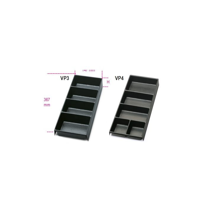 Beta VP3 Termoformato rigido in ABS con vaschette portaminuterie per cassettiere e carrelli 088880353