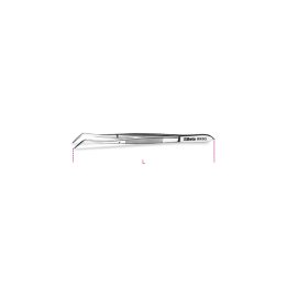 Beta 993G Pinzetta a molla con perno a punte curve a gomito zigrinate in acciaio inossidabile 009930030
