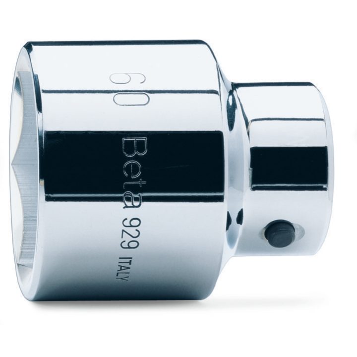 Beta 929 50 Chiavi a bussola a mano con attacco quadro femmina 1" bocca esagonale, cromate 009290050