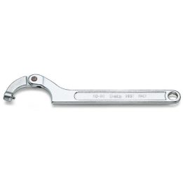 Beta 99ST 80-120 Chiavi a settore articolate con nasello tondo per ghiere con foro di manovra cromate 000990380