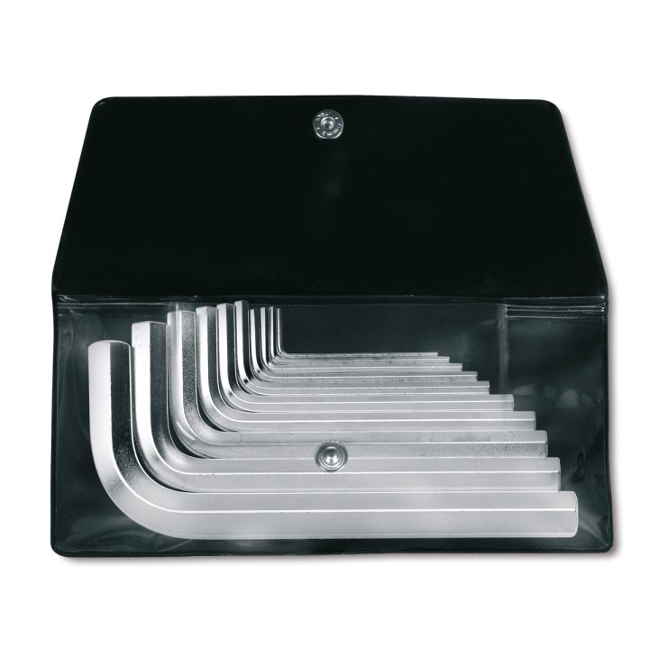 Beta 96/B10 Serie di 10 chiavi maschio esagonale piegate (art. 96) in busta 000960380
