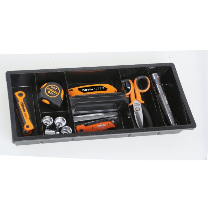 Beta CP15 Cestello in materiale plastico con contenitore e vaschette portaminuterie asportabili, vuoto 021150201