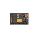 Beta M118 Vassoio morbido in EVA con avvitatore pneumatico da 1/2" e bussole macchina 024500118
