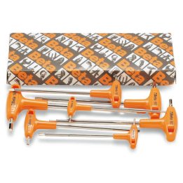 Beta 96T/S6 Serie di 6 chiavi maschio esagonale piegate con impugnatura di manovra (art. 96T) 000960952