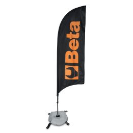 Beta 9561B 2,50 Bandiera a vela mt 2,50x0,50 con asta e basamento 095610300