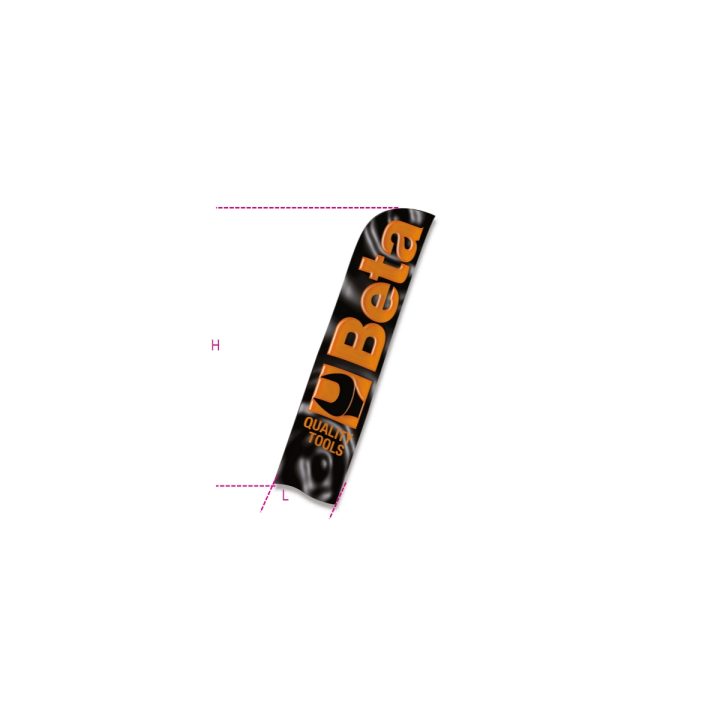 Beta 9561VV 4,0 Bandiera a vela mt 3,50x0,75 con asta 095610101
