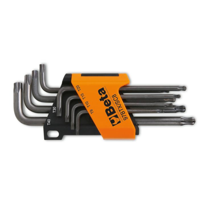 Beta 97BTX/SC8 Serie di 8 chiavi maschio piegate con un'estremità sferica per viti con impronta Torx® 000970164