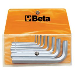 Beta 96/B8 Serie di 8 chiavi maschio esagonale piegate (art. 96) in busta 000960386