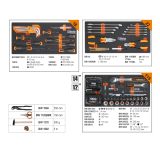 Beta BW 2200E/N Cassettiera portatile con assortimento di 159 utensili in vassoio morbido in EVA 022006211