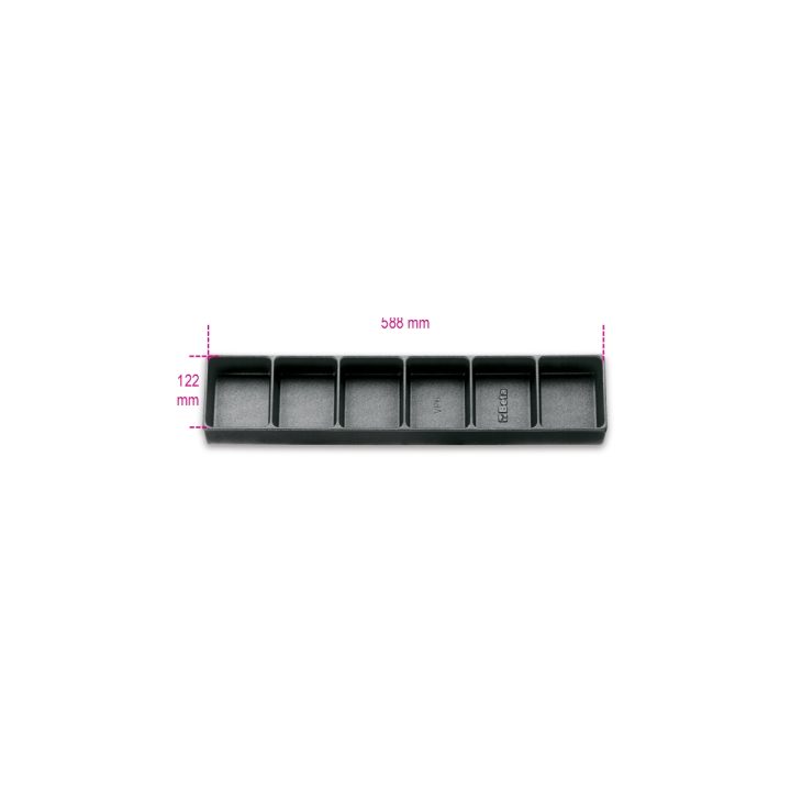 Beta VP6 Termoformato rigido in ABS con 6 vaschette portaminuterie 088880359