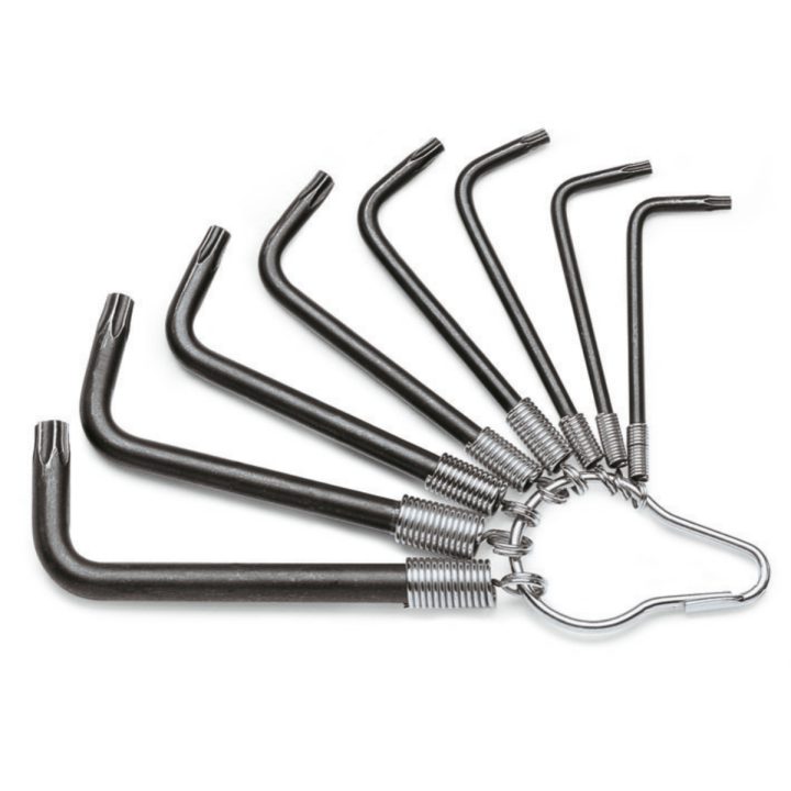 Beta 97TX/ST8 Serie di 8 chiavi maschio piegate per viti con impronta Torx® (art. 97TX) 000970640