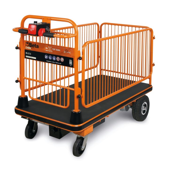 Beta C48M "Brutus" - Carrello da lavoro elettrico con sponde 048000230