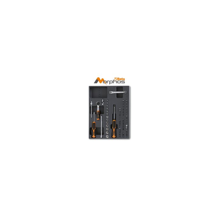 Beta TV85MH Termoformato rigido in ABS con bussole esagonali e inserti da 1/4" 024000757
