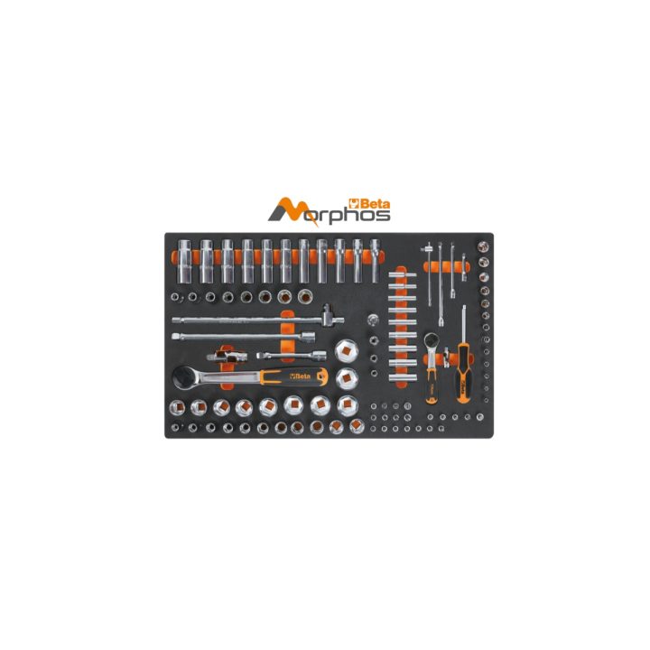 Beta M100MH Vassoio morbido in EVA bussole lunghe da 1/4" e da 1/2" 024500109