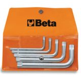 Beta 98XZN/B5 Serie di 5 chiavi a profilo XZN® (art. 98XZN) in busta 000980650