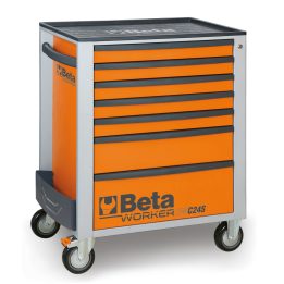 Beta BW 2400S7-O/5M Cassettiera mobile con sette cassetti e assortimento di 262 utensili 024006851