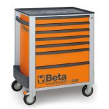 Beta BW 2400S7-O/5M Cassettiera mobile con sette cassetti e assortimento di 262 utensili 024006851