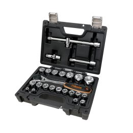 Beta BW 923E/C25 Assortimento di 20 chiavi a bussola esagonali e 5 accessori, in cassetta di plastica 009236125