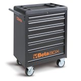 Beta BW C04BOX-A VU Cassettiera mobile con 6 cassetti e assortimento di 196 utensili universali in vassoio morbido in EVA 024006