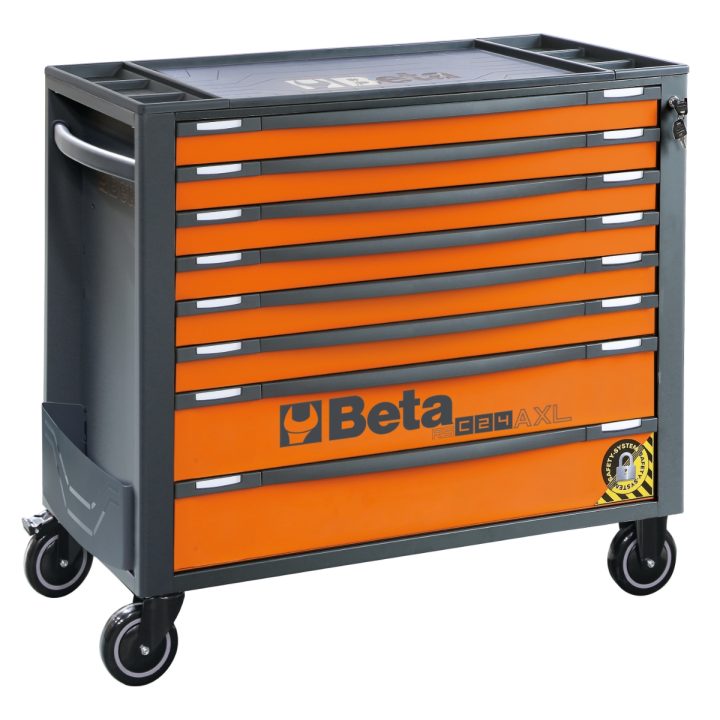 Beta RSC24AXL/8-R Cassettiera porta attrezzi 8 cassetti, con sistema antiribaltamento, modello lungo 024004283