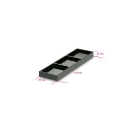 Beta VP-3SC Termoformato rigido in ABS con 3 vaschette portaminuterie per cassettiera C04TSS-7 - C45PRO 2.0 088880356