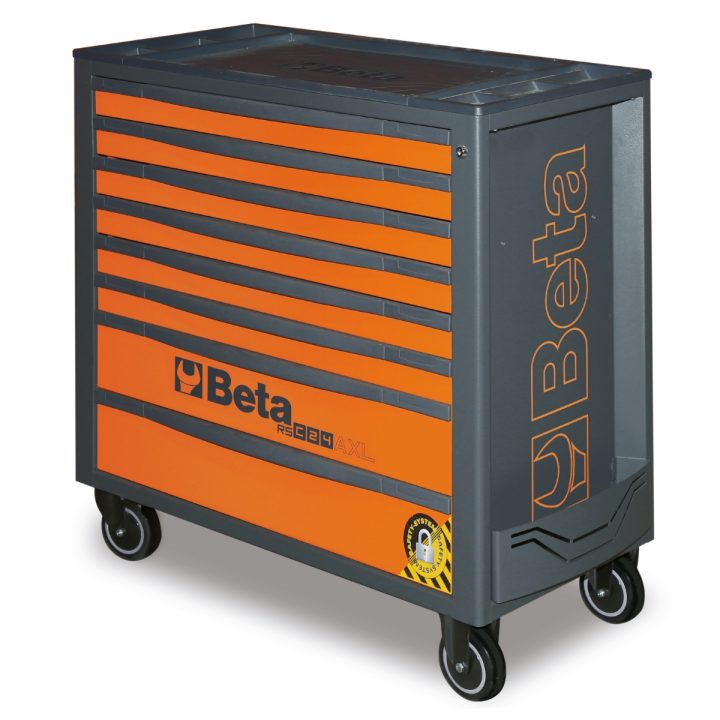 Beta RSC24AXL/8-A Cassettiera porta attrezzi 8 cassetti, con sistema antiribaltamento, modello lungo 024004287