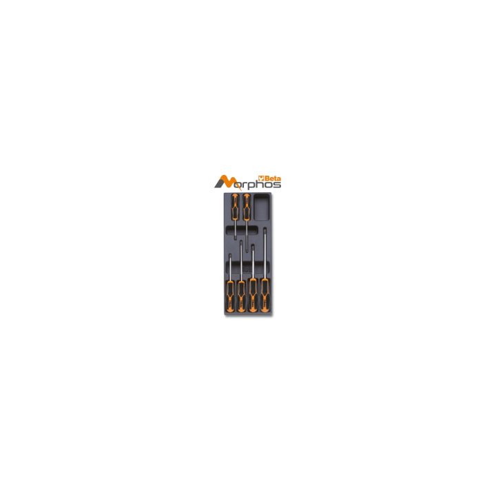 Beta T187MH Termoformato rigido in ABS con giraviti Morphos per viti Tamper Resistant Torx® 024240187