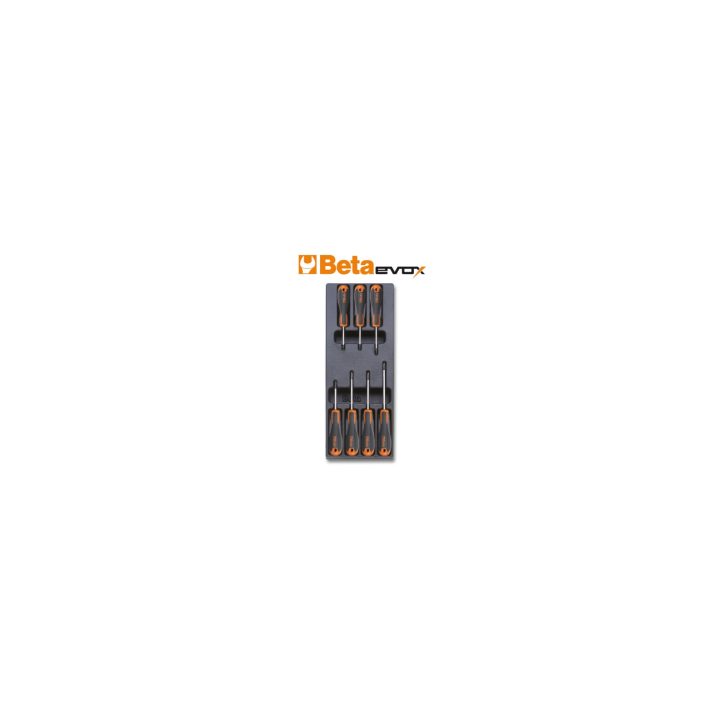 Beta T216 Termoformato rigido in ABS giraviti Beta Evox per viti con impronta Torx® 024240216