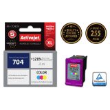 Activejet AH-704CR Ink (replacement for HP 704 CN693AE Premium 21 ml color)